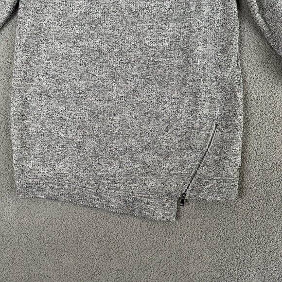 Maurices Sweater Dress XXL Gray Long Sleeve Knit Pullover Side Zip Boho Cozy - Picture 7 of 14